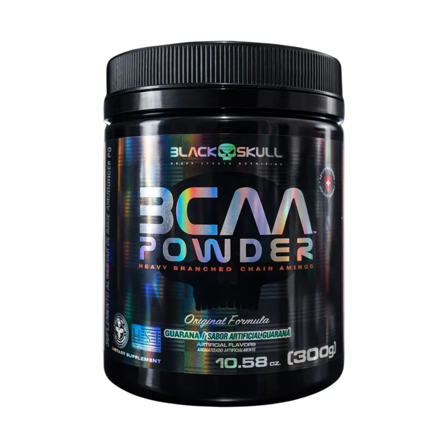 BCAA 300g Black Skull Sabor Guaraná
